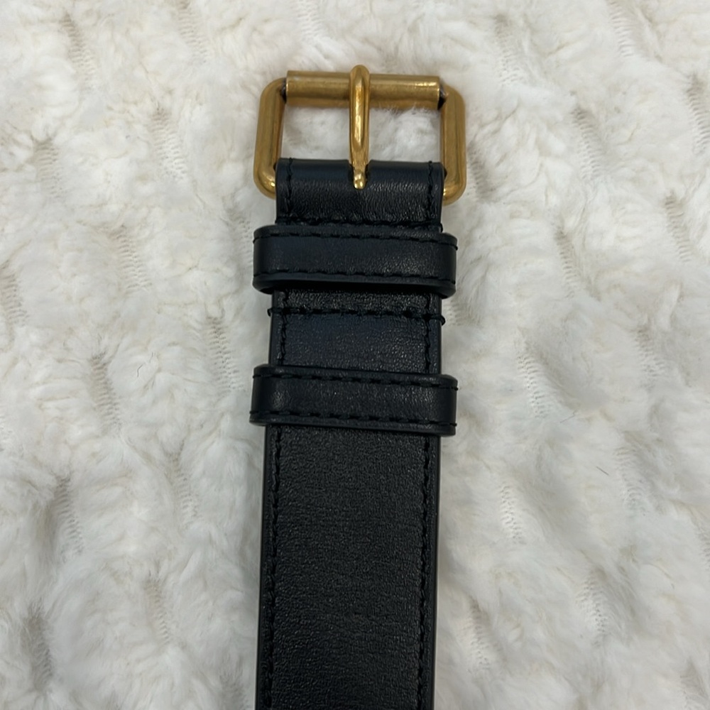 Gucci Calfskin Matelasse GG Marmont Leather Belt Bag 85/34-Authentic-NWT - Picture 15 of 16